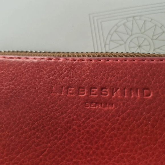 Liebeskind Red Leather Wallet - Picture 2 of 7